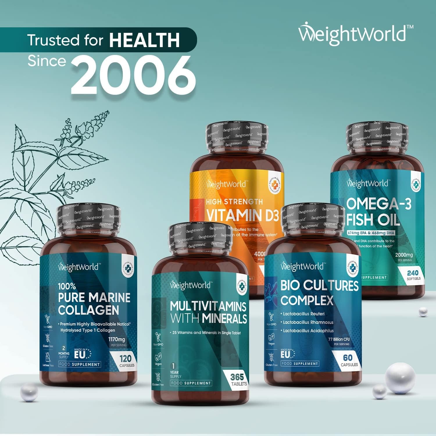 Multivitamin Tablets for Men & Women - 400Tablets (1+ Year Supply) 1 Tablet a Day with Water - with 27 Essential Multivitamins and Minerals like Iron, Zinc,& Vitamin D - 9.5Mm Vegan Micro Tablets