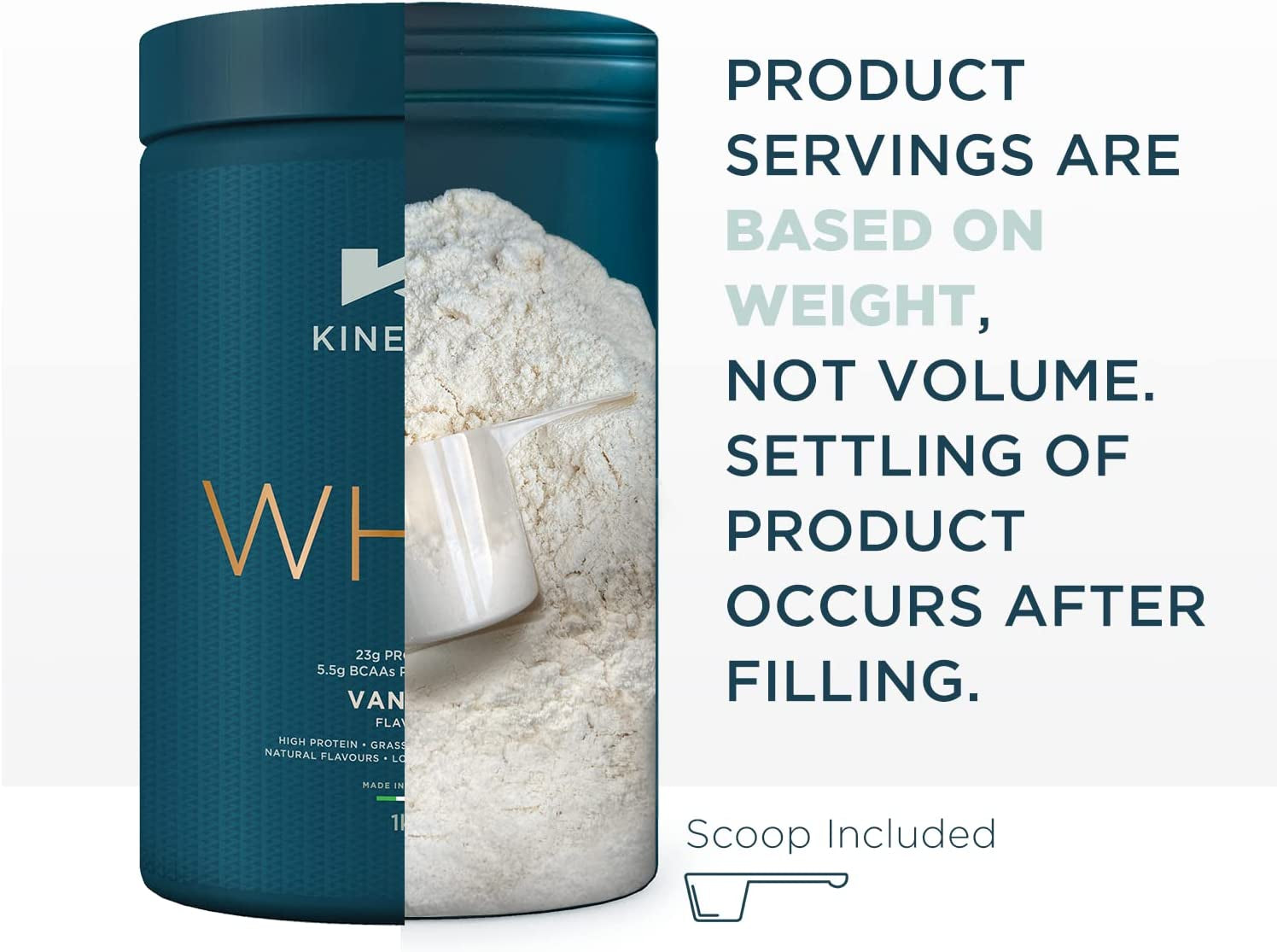 Banana Whey Protein Powder | 2.27Kg | 23G Protein per Serving | 75 Servings | Sourced from EU Grass-Fed Cows | Superior Mixability & Taste