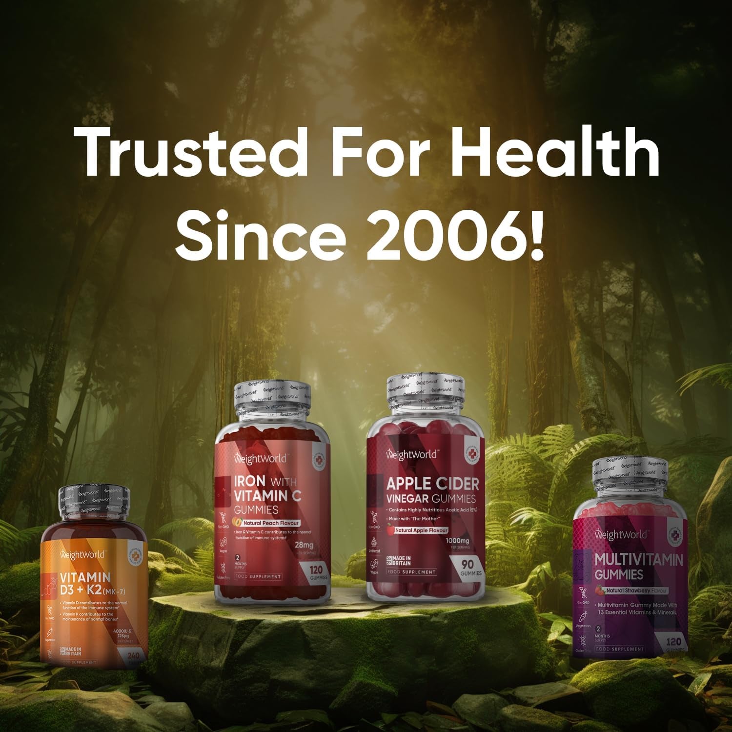 Vitamin D Gummies Adults 4000IU - Sugar-Free - 4 Months Supply - Natural Lemon Flavour - 120 Chewable Vitamin D3 Gummies - Vegetarian Friendly - High Strength Vitamin D Supplement - GMO & Gluten Free