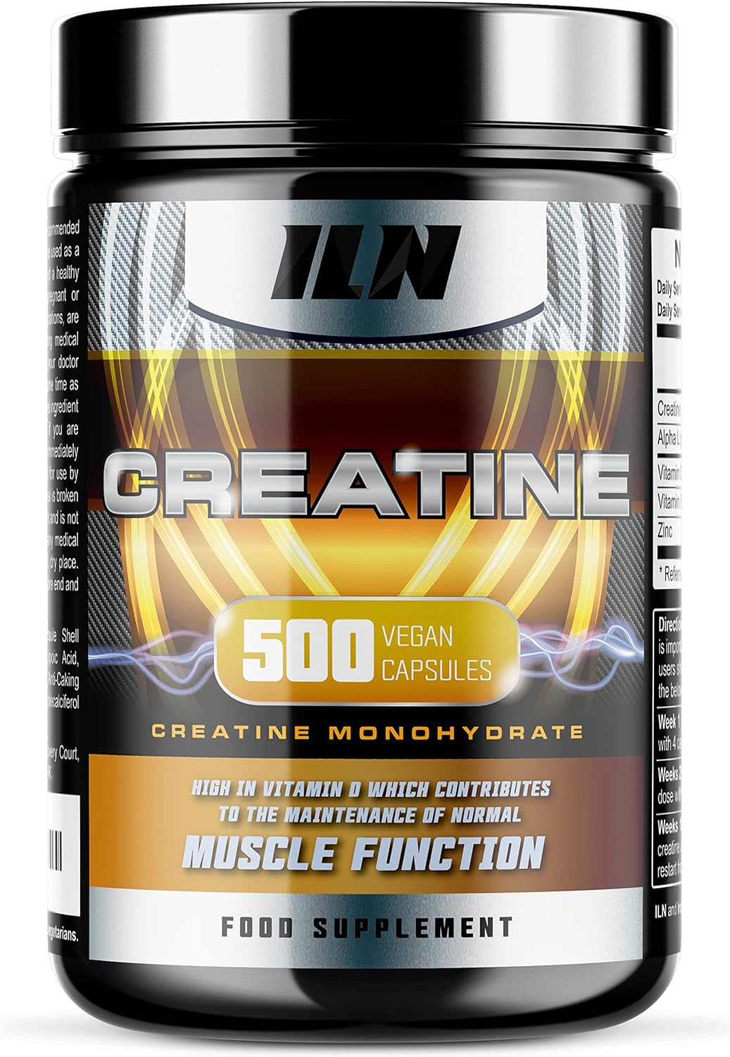 Creatine Capsules - 4,200Mg per Serving X 83 Servings - Creatine Monohydrate with ALA - Suitable for Men and Women (500 Capsules)