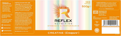 Nutrition Creapure Creatine Powder Suitable for Vegans (500G)