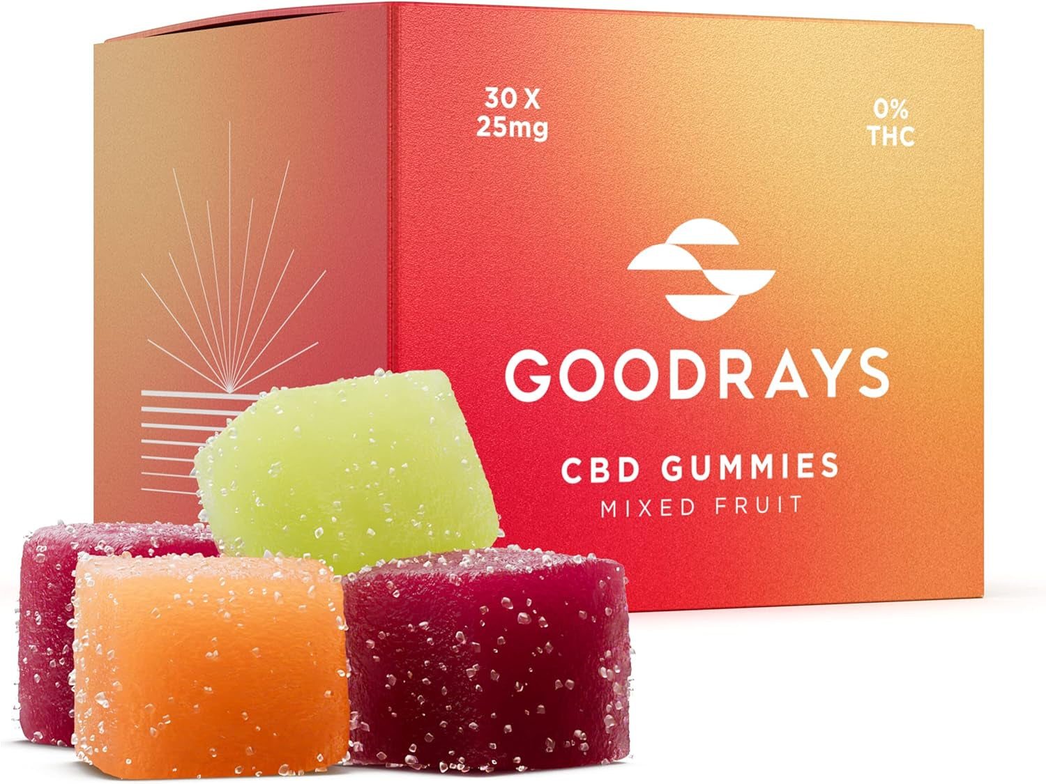 - CBD Gummies - High Strength 30 X 25Mg Mixed Fruits CBD Edibles - Reduce Stress, Calm Anxiety, Unwind, Improve Sleep