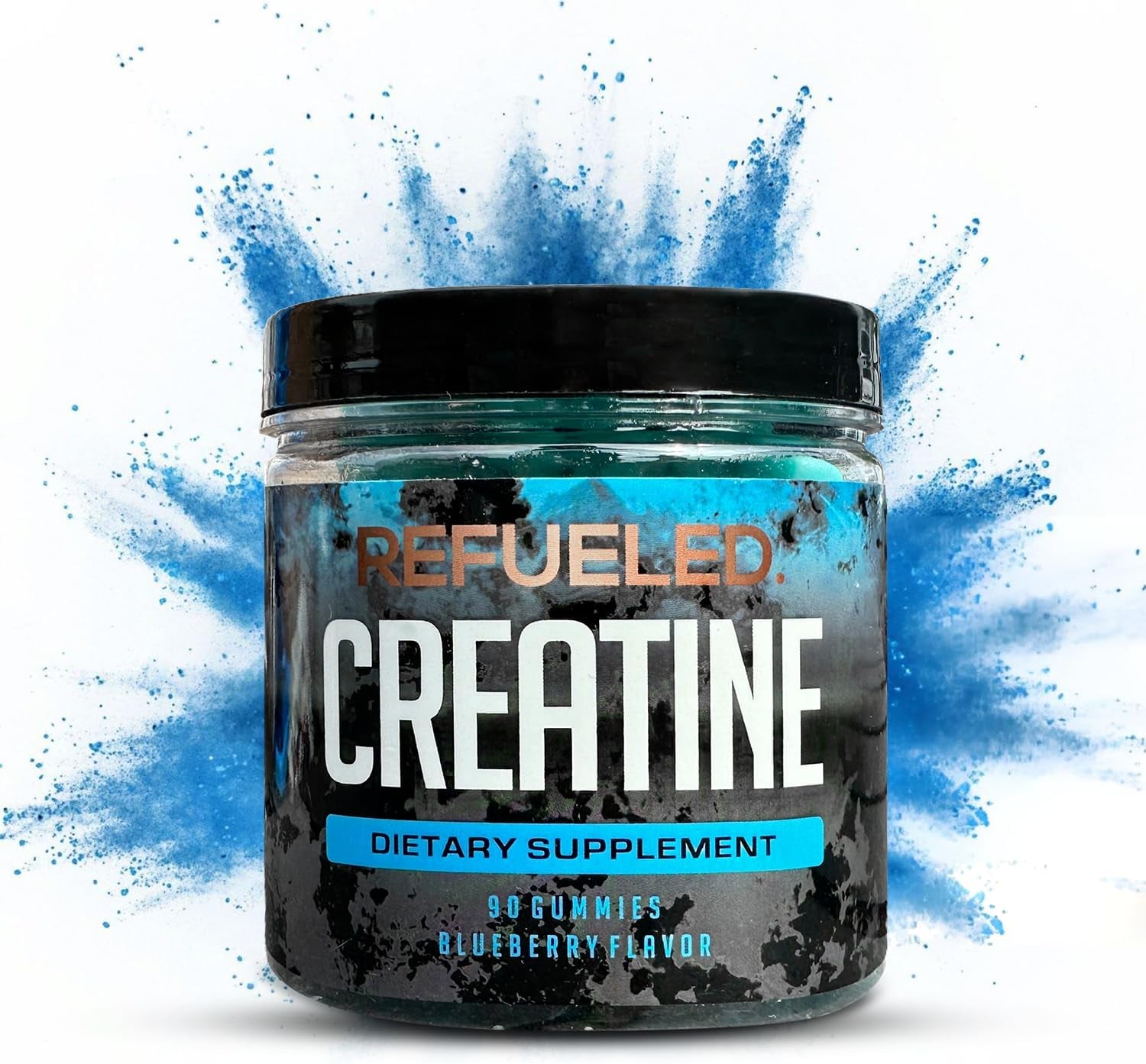 Creatine Gummies - Muscle Growth &amp; Strength Supplement - 90 Count - Natural Ingredients - Boosts Energy &amp; Endurance - Post-Workout Recovery - Tasty &amp; Convenient Daily Creatine