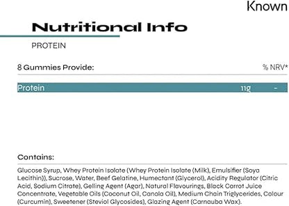 Protein 11g Gummies Known Nutrition