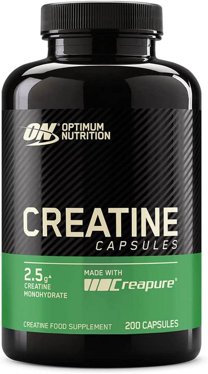 Creatine Capsules with 2500 Mg of Unflavoured Creatine Monohydrate per Serving, Creatine Food Supplement Capsules to Support Performance, 100 Servings, 200 Capsules