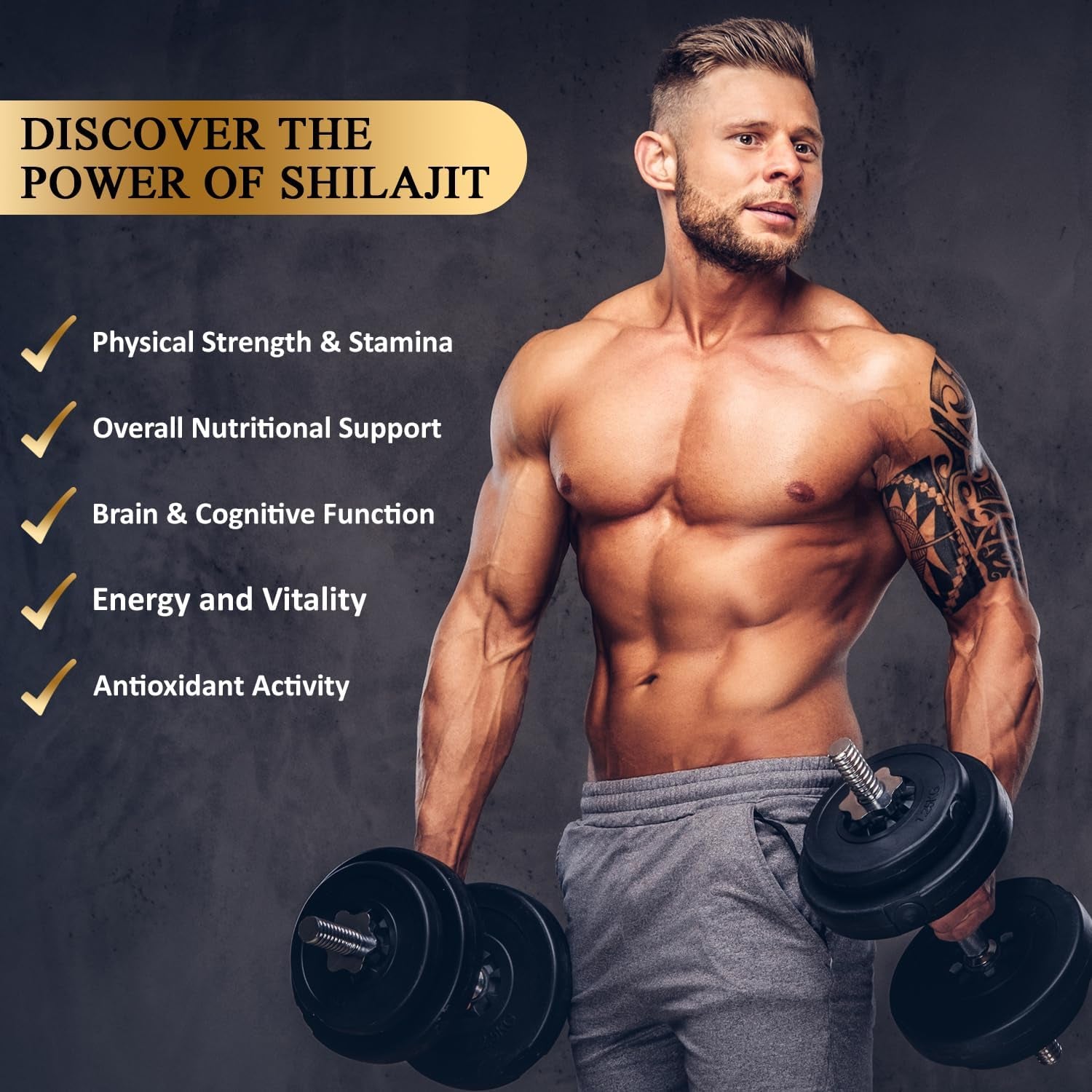 Natural Shilajit Resin – 30G Pure Himalayan Shilajit Resin – 600Mg Shilajit Pure Himalayan Organic Resin for Increased Performance and Stamina – Non-Gmo Vegan Friendly Formula